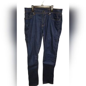 Zara Man Jeans Dark Wash Boot Cut Jeans